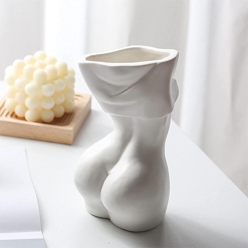 Vaso Decorativo De Cerâmica Vênus | Quicker - Loja Quicker